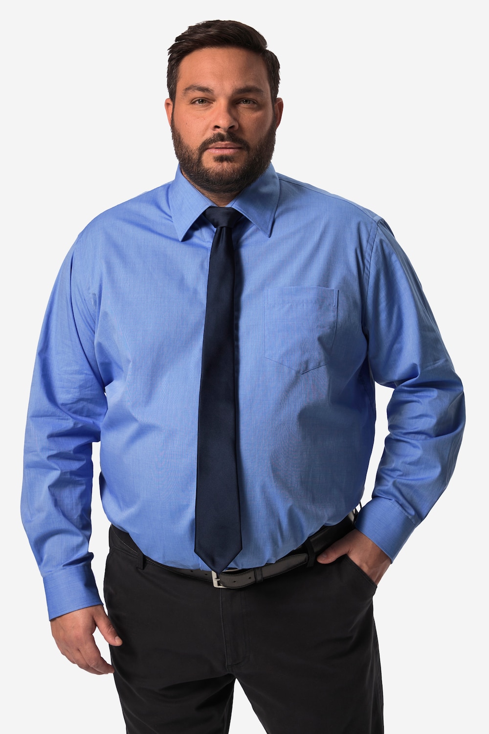 Große Größen Men+ Businesshemd, Herren, blau, Größe: 7XL, Baumwolle, Men Plus Große Größen Men+ Businesshemd, Herren, blau, Größe: 7XL, Baumwolle, Men Plus von Men Plus