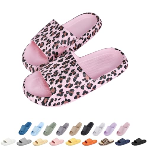 Menore Badelatschen Damen Herren, Badeschlappen Slippers Sommer Cloudyzz Schlappen Hausschuhe Home Slippers rutschfeste Pantoletten Badelatschen Strand Sandale Indoor & Outdoor von Menore