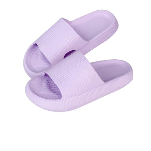 Menore Badelatschen für Damen Herren Badeschlappen Hausschuhe Schnell trocknende Rutschfeste Pantoffeln Wolkenschuhe Sommer Cozy Slippers Dusche Strand Pool von Menore