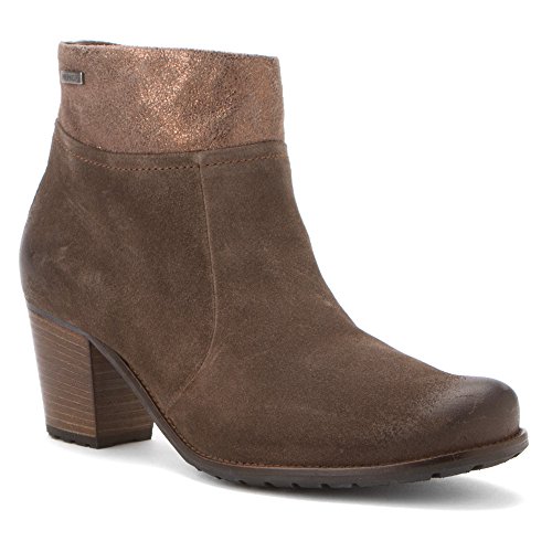 Mephisto DAMIANE Stiefelette für Damen - Nubuk (Dunkeltaupe, numeric_38_point_5) von Mephisto