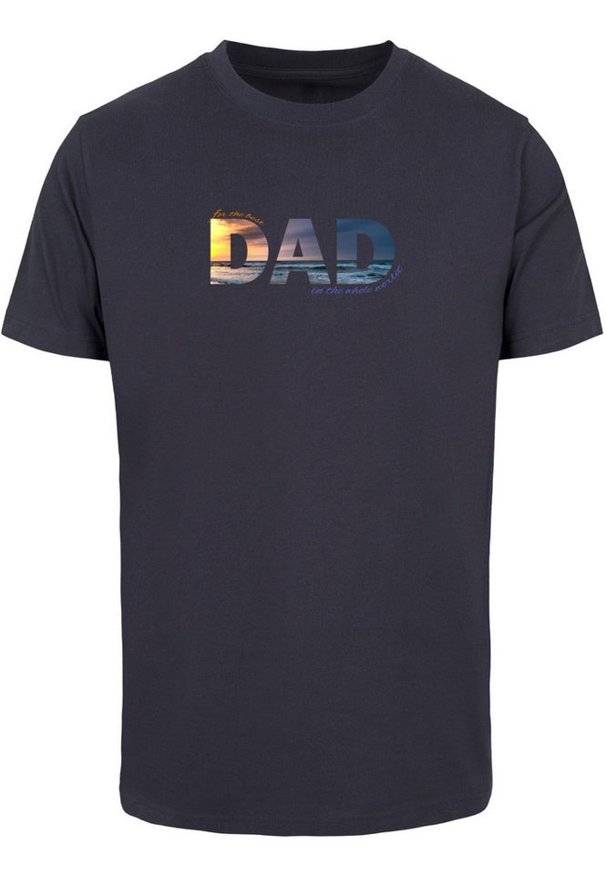 Merchcode T-Shirt Merchcode Herren For The Best Dad T-Shirt Round Neck (1-tlg) von Merchcode