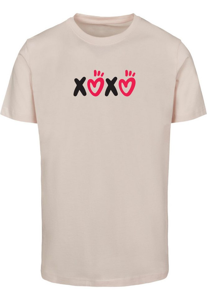 Merchcode T-Shirt Merchcode Herren Valentines Day - XOXO T-Shirt Round Neck (1-tlg) von Merchcode