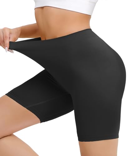 Merlvida Bauchweg Unterhose Damen Hohe Taille Miederhose Bauchkontrolle Nahtlose Bauch Weg Unterwäsche Shapewear Figurformende Leggings Unter Kleid Rock Stark Formende Shorts Kurze Hose von Merlvida