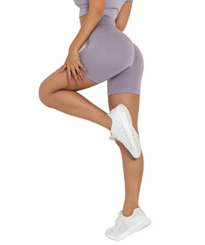 Merlvida Damen Scrunch Butt Sport Shorts Seamless Gym Leggings High Waist Kurz Hose Push Up Sporthose Blickdicht Radlerhose für Biker Yoga Fitness Workout von Merlvida