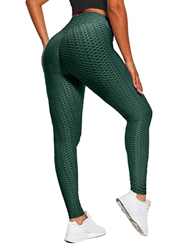 Merlvida Sport Leggings Damen High Waist, Anti Cellulite Push up Leggins Blickdicht mit Bauchkontrolle - Weich Elastisch Yogahose Sporthose Damen, Slim Sportleggins Boom Booty Leggings für Damen von Merlvida