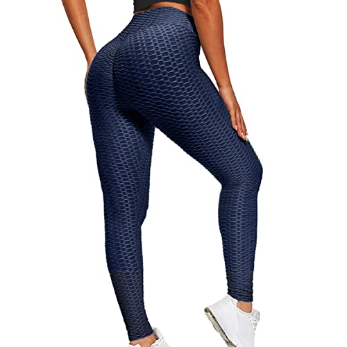 Merlvida Sport Leggings Damen High Waist, Anti Cellulite Push up Leggins Blickdicht mit Bauchkontrolle - Weich Elastisch Yogahose Sporthose Damen, Slim Sportleggins Boom Booty Leggings für Damen von Merlvida