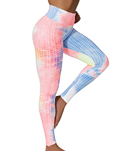 Merlvida Sport Leggings Damen High Waist, Anti Cellulite Push up Leggins Blickdicht mit Bauchkontrolle - Weich Elastisch Yogahose Sporthose Damen, Slim Sportleggins Boom Booty Leggings für Damen von Merlvida