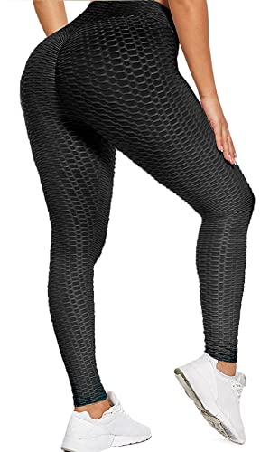 Merlvida Sport Leggings Damen High Waist, Anti Cellulite Push up Leggins Blickdicht mit Bauchkontrolle - Weich Elastisch Yogahose Sporthose Damen, Slim Sportleggins Boom Booty Leggings für Damen von Merlvida