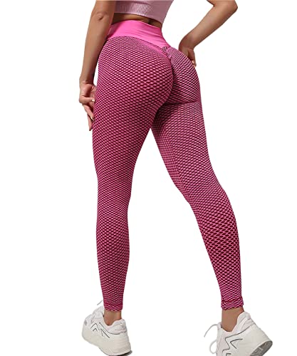 Merlvida Sport Leggings Damen High Waist, Anti Cellulite Push up Leggins Blickdicht mit Bauchkontrolle - Weich Elastisch Yogahose Sporthose Damen, Slim Sportleggins Boom Booty Leggings für Damen von Merlvida