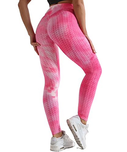 Merlvida Sport Leggings Damen High Waist, Anti Cellulite Push up Leggins Blickdicht mit Bauchkontrolle - Weich Elastisch Yogahose Sporthose Damen, Slim Sportleggins Boom Booty Leggings für Damen von Merlvida