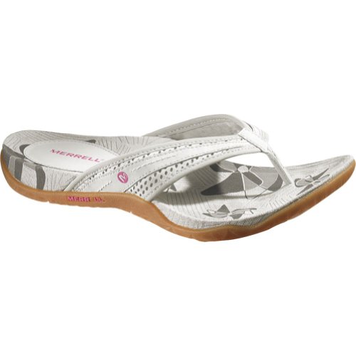 Merrell Damen Lorelei Thong Zehentrenner, Weiss (Ice), 42 von Merrell