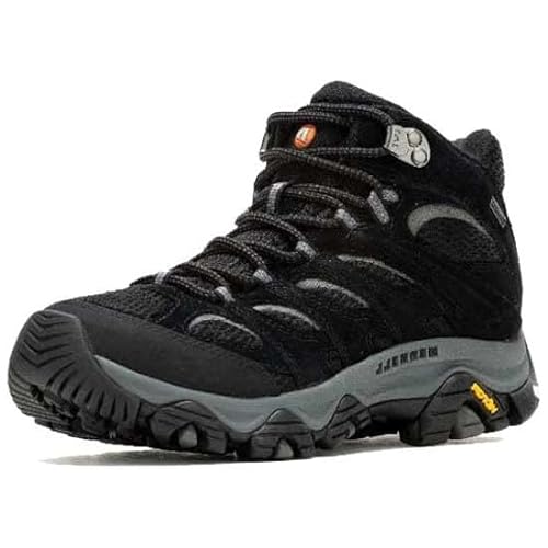 Merrell Damen Moab 3 Mid GTX Wanderstiefel, Black/Grey, 40 EU von Merrell