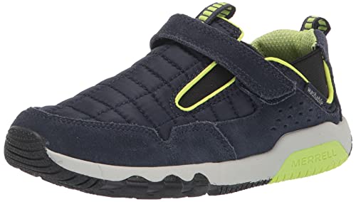 Merrell Free Roam Hut Moc Slip On, Navy/Cobalt/Lime, 12 US Unisex Big Kid von Merrell