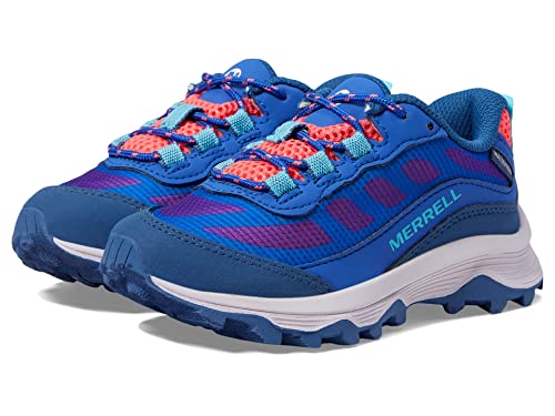 Merrell Moab Speed Low WTRPF Wanderschuh, Blue/Berry/Turq, 37.5 EU von Merrell