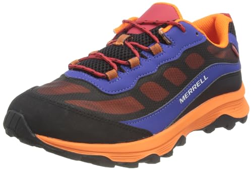 Merrell Moab Speed Low WTRPF Wanderschuh, Blue/Black/ORANGE, 33 EU von Merrell