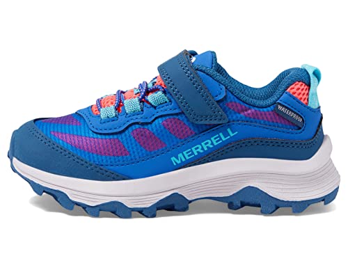 Merrell Moab Speed Low A/C WTRPF Wanderschuh, Blue Berry Turq, 32 EU von Merrell