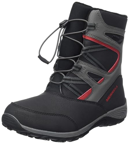 Merrell Outback 2.0 WTRPF Schneestiefel, Grau, Schwarz, Rot, 36 EU von Merrell