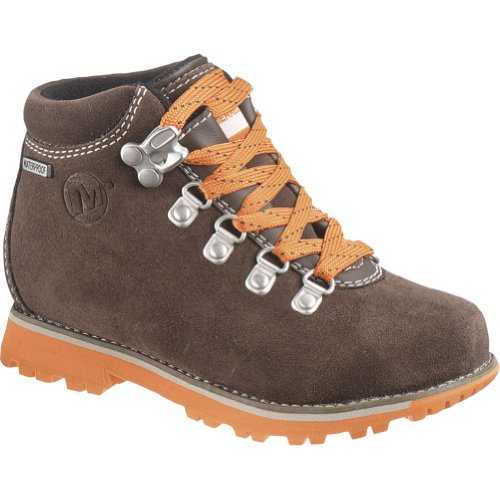 Merrell Wilderness Origins Waterproof Kids J82077, Unisex - Kinder Stiefel, Braun (Espresso/BU), EU 35 von Merrell