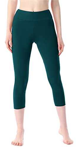 Merry Style Damen 3/4 Leggings aus Baumwolle MS10-430 (Smaragdgrün, XL) von Merry Style