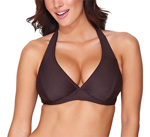 Merry Style Damen Bikini Oberteil 74RN24 (Braun (8157), 75 D) von Merry Style