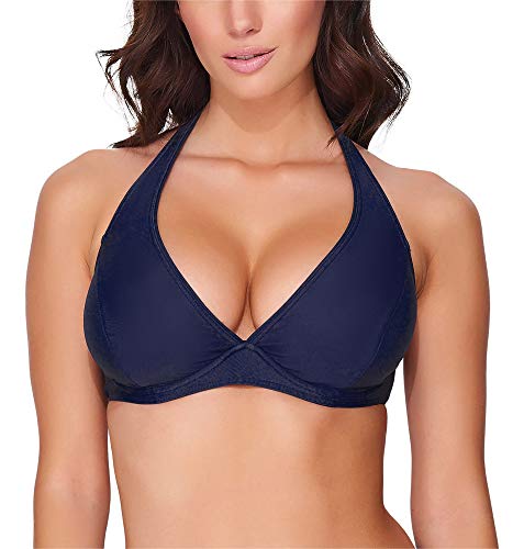 Merry Style Damen Bikini Oberteil 74RN24 (Marineblau (6007), 100 B) von Merry Style