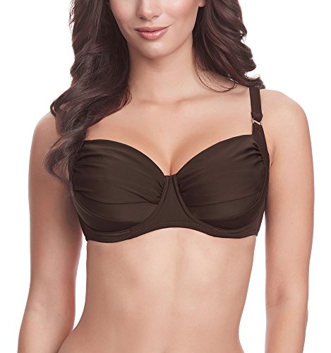 Merry Style Damen Bikini Oberteil P614W (Braun (8157), 75 H) von Merry Style