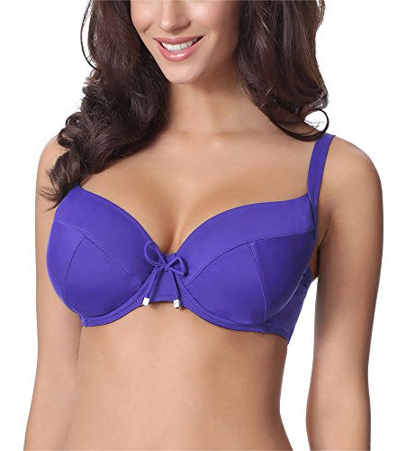 Merry Style Damen Bikini Oberteil P618 (Ozean (6205), 90 B) von Merry Style