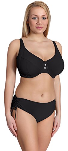 Merry Style Damen Bikini Set P608-30MIX (Schwarz, Cup 75 I/Unterteil 38) von Merry Style