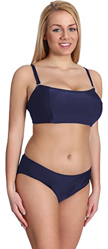 Merry Style Damen Bikini Set P610-62MIX (Dunkelblau, Cup 75 D/Unterteil 38) von Merry Style