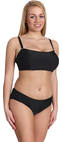 Merry Style Damen Bikini Set P610-62MIX (Schwarz, Cup 70 F/Unterteil 36) von Merry Style