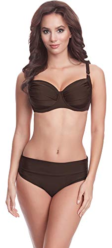 Merry Style Damen Bikini Set P61472W (Braun, Cup 75 H/Unterteil 38) von Merry Style