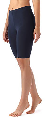 Merry Style Damen Kurze Leggings aus Viskose MS10-145 (Dunkelblau, 4XL) von Merry Style