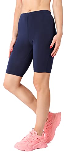 Merry Style Damen Kurze Leggings aus Viskose MS10-414 (Navy, 3XL) von Merry Style