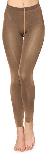 Merry Style Damen Lange Leggings 60 DEN MSFI029 (Natur, M) von Merry Style