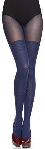 Merry Style Damen Strumpfhose Tida 60 DEN (Navyblau, S (32-36)) von Merry Style