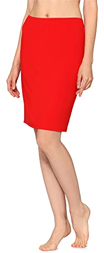 Merry Style Damen Unterrock Petticoat für Röcke MS10-204 (Rot, XL) von Merry Style