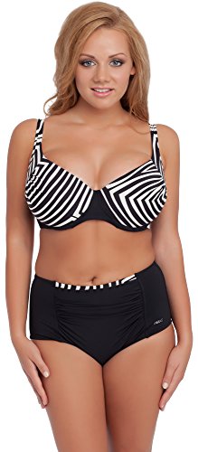 Merry Style Figurformender Damen Bikini EV3T1 (Muster-11DK, Cup 80 G/Unterteil 40) von Merry Style