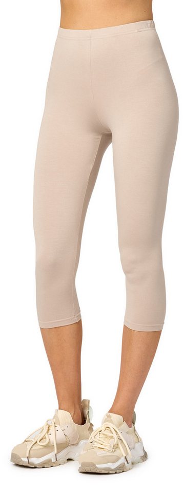 Merry Style Leggings Damen Caprihose 3/4 Hose MS10-144 (1-tlg) aus Viskose, elastischer Bund von Merry Style