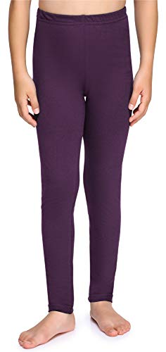 Merry Style Mädchen Lange Leggings aus Baumwolle MS10-225 (Purpur,134) von Merry Style