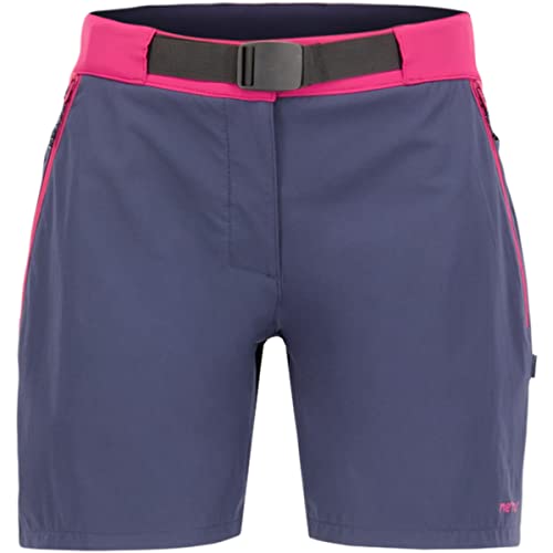 Meru Damen Rotorua Shorts, Blue Nights-Cherries Jubilee, S von Meru