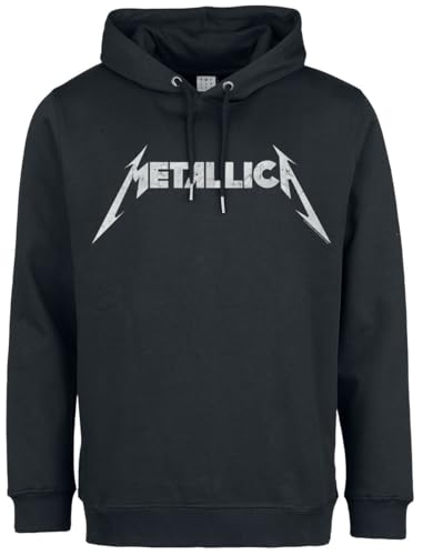 Metallica Amplified Collection - White Logo Männer Kapuzenpullover schwarz XL von Metallica