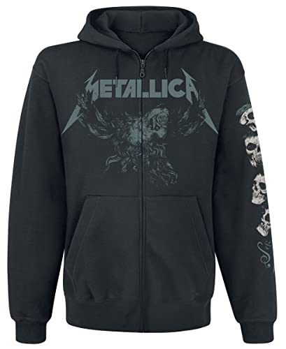 Metallica S&M2 - Skull Männer Kapuzenjacke schwarz L 80% Baumwolle, 20% Polyester Band-Merch, Bands von Metallica