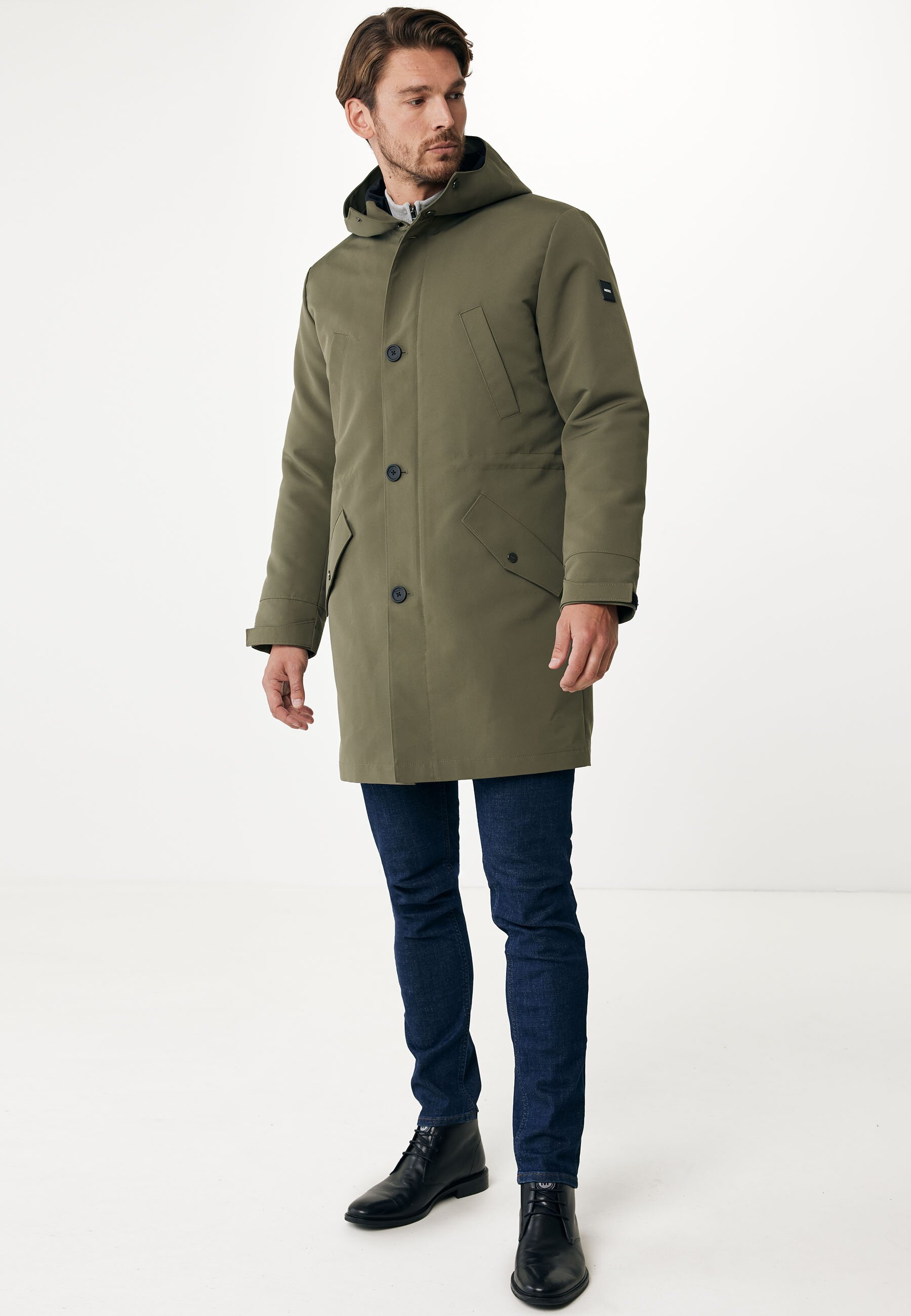 2 in 1 Parka With Innerjacket Olive von Mexx