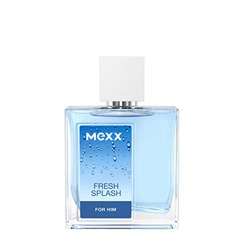 Mexx Fresh Splash For Him, Eau de Toilette, aromatischer Zitrusduft für Herren, Glasflakon mit Zerstäuber, 50 ml von Mexx