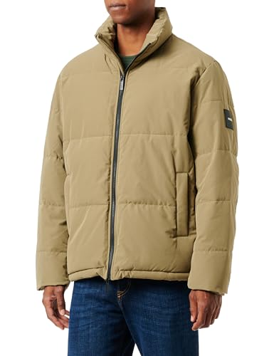 Mexx Men's Padded Puffer Jacket, Light Olive, XL von Mexx