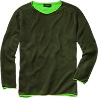 Mey & Edlich Herren Schmirgel-Pullover gruen 58 von Mey & Edlich