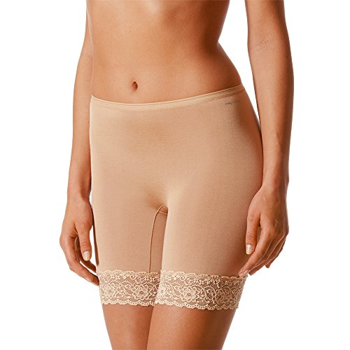 Mey 2er Pack Damen Slip mit Bein – Größe 48 – Skin – Leggings ohne Seitennähte – Langbeinschlüpfer – Unterhose mit langem Bein – 88210 2er Pack Lights von Mey