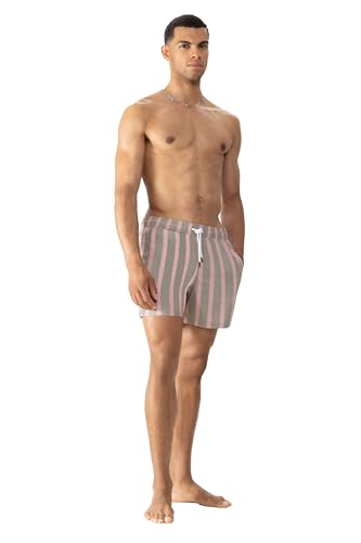 Mey Bade Serie Preppy Lines Herren Bademode Salvia L(L) von Mey