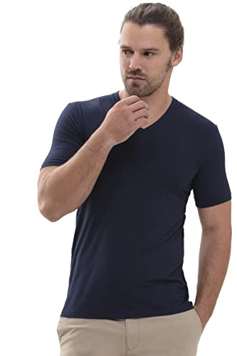 Mey Tagwäsche Serie Hybrid T-Shirt Herren Shirts 1/2 Arm Yacht Blue L(L) von Mey