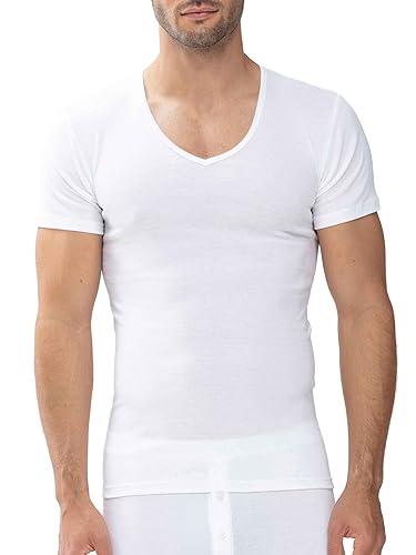 Mey Tagwäsche Serie Casual Cotton Herren Shirts 1/2 Arm Weiss S(4) von Mey